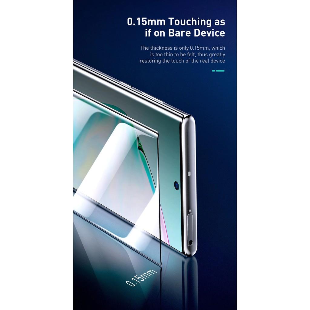 Combo 2 miếng dán dẻo 0.15mm Baseus dành cho Samsung Note 10 , Note 10 Plus - Hàng CHính Hãng