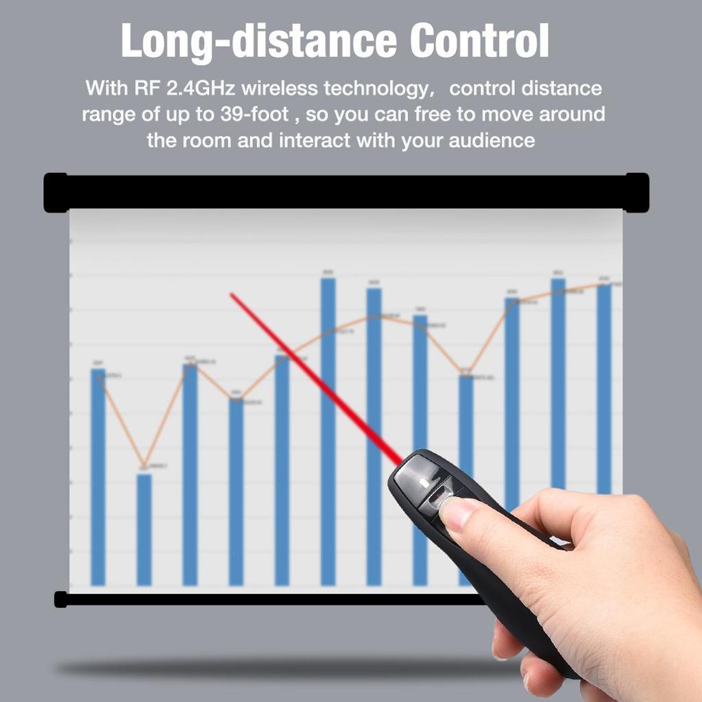 Handheld Wireless Presenter Power point Presentation Remote Control Clicker
