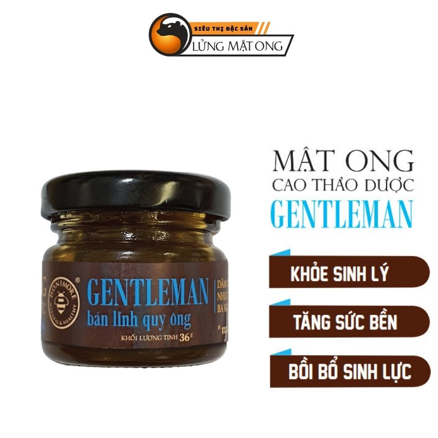 Mật ong cao thảo dược Gentleman 36g - mật ong cho nam giới giúp tăng bản lĩnh quý ông