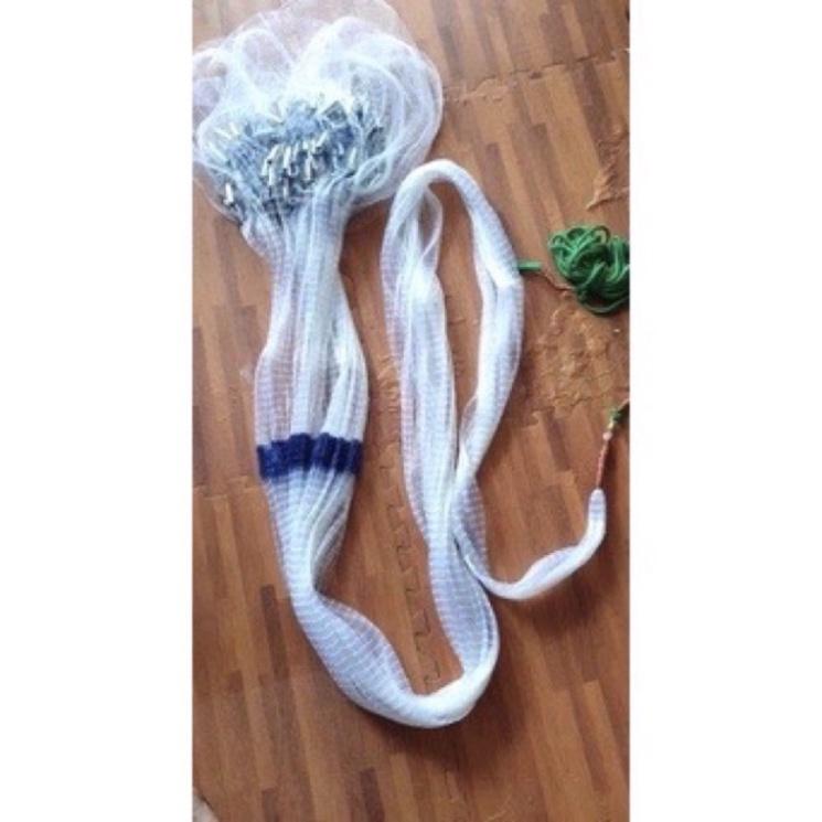 sale to hot - chài đánh cá bung 8m nặng 5kg mắt 2cm hàng loại 1 sợi cước chân chì đúc siêu bền y hình - sale - xả hàng