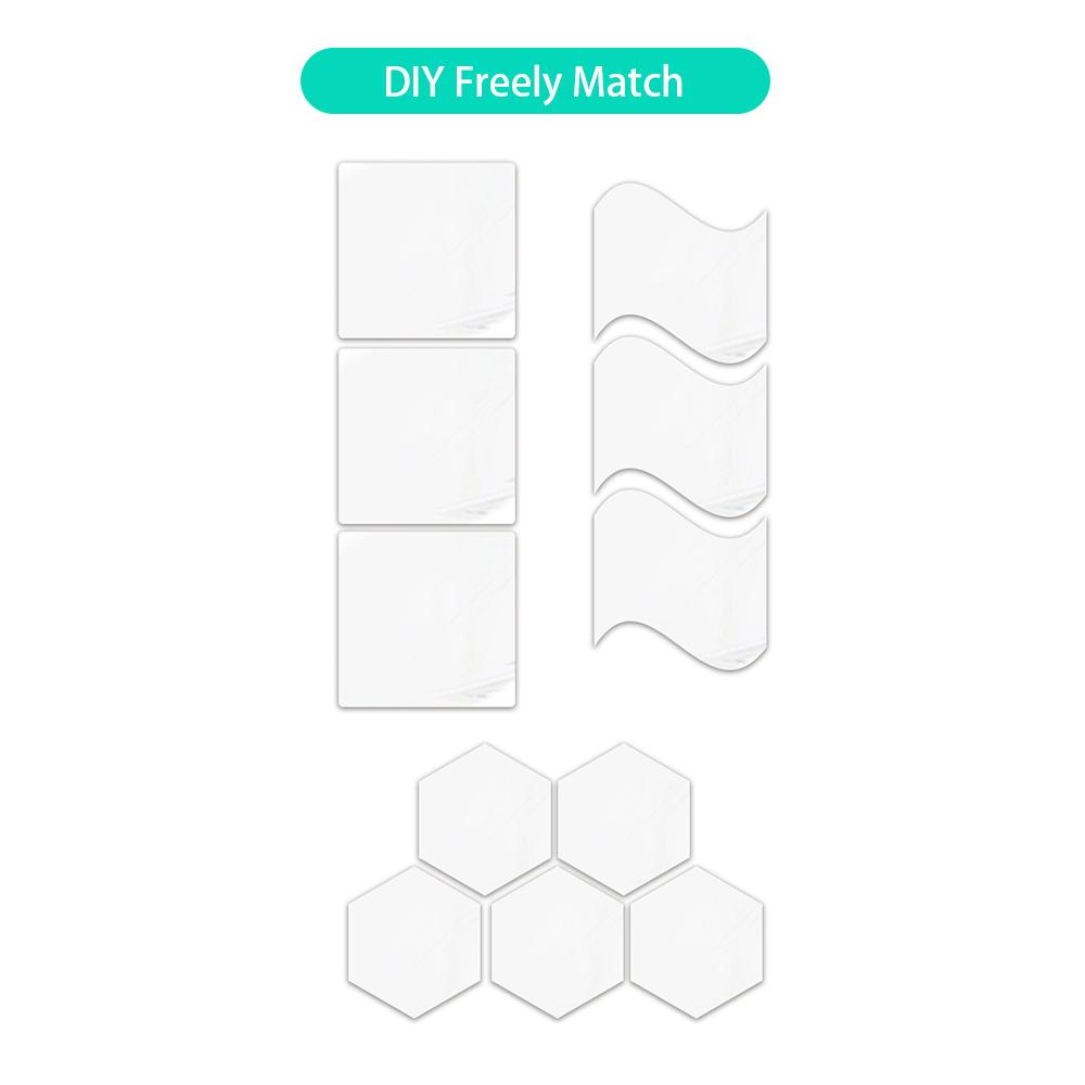 Gương acrylic mềm Trang trí tường không thấm nước Gương phản chiếu độ nét cao chống vỡ