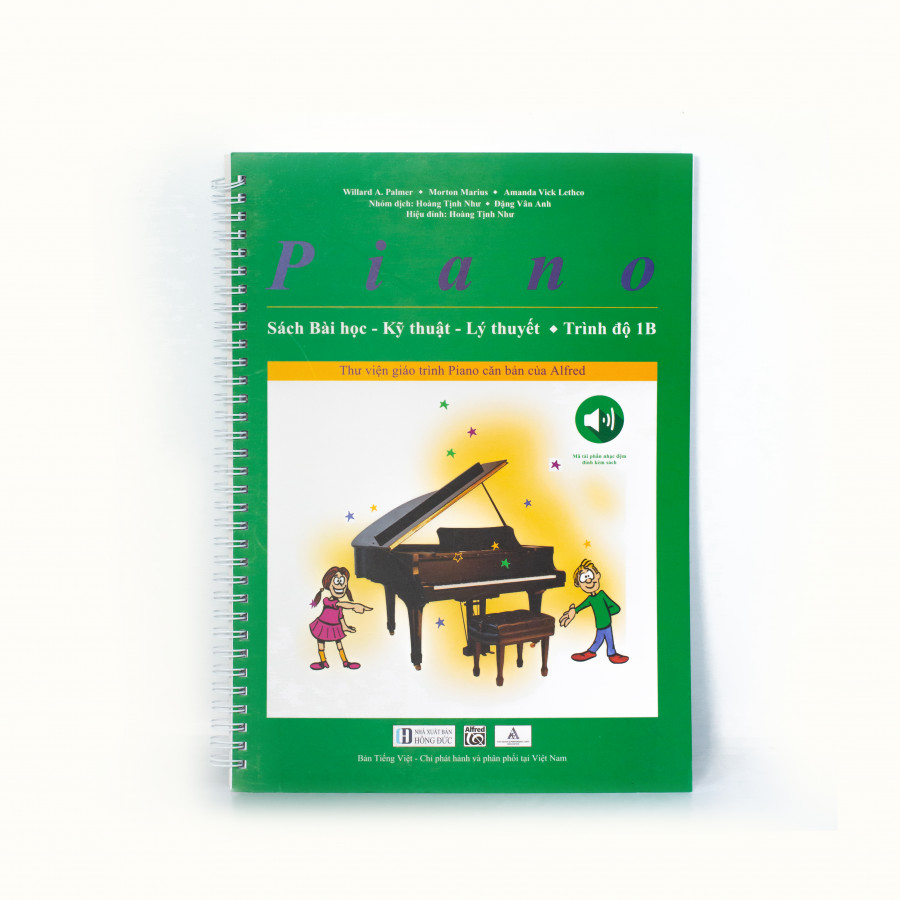 Gíao trình Piano căn bản dành cho thiếu nhi của Alfred 1B