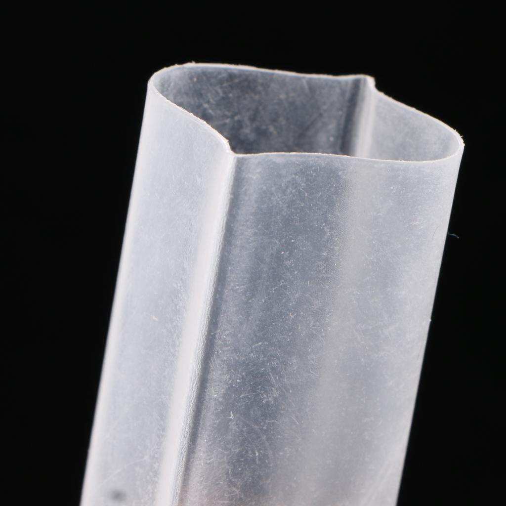 2 Chiếc 25 Mm X 1 M Polyolefin 2:1 Rõ Ràng Nhiệt Ống Ống Dây Quấn Cáp Tay