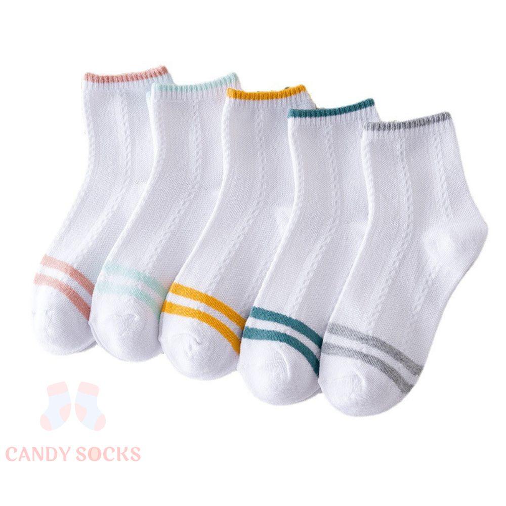 Tất nữ vớ nữ cổ thấp, Set 5 đôi tất nữ phong cách Hàn Quốc, co dãn 4 chiều, chất liệu cotton Hàn cao cấp TN-190