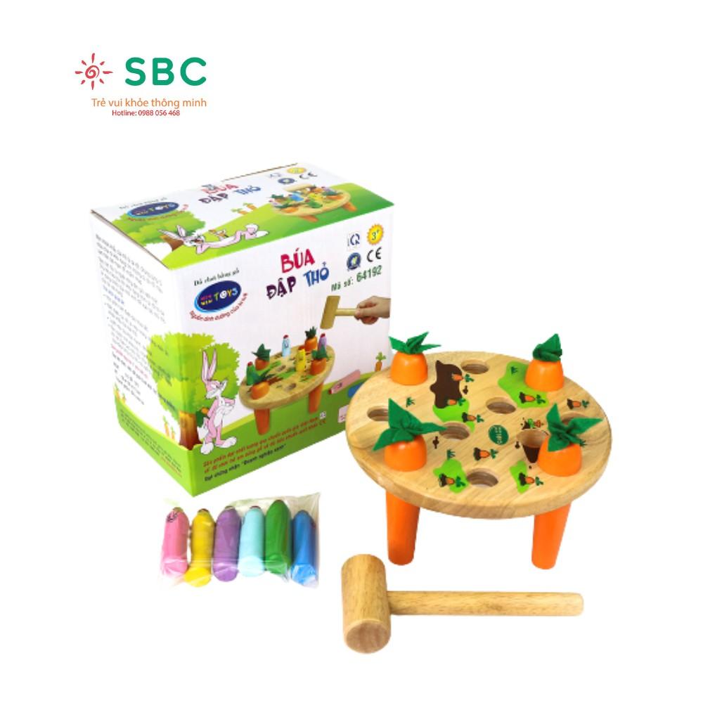 Búa đập thỏ Việt Nam - Đồ chơi gỗ trí tuệ và giải trí cho bé