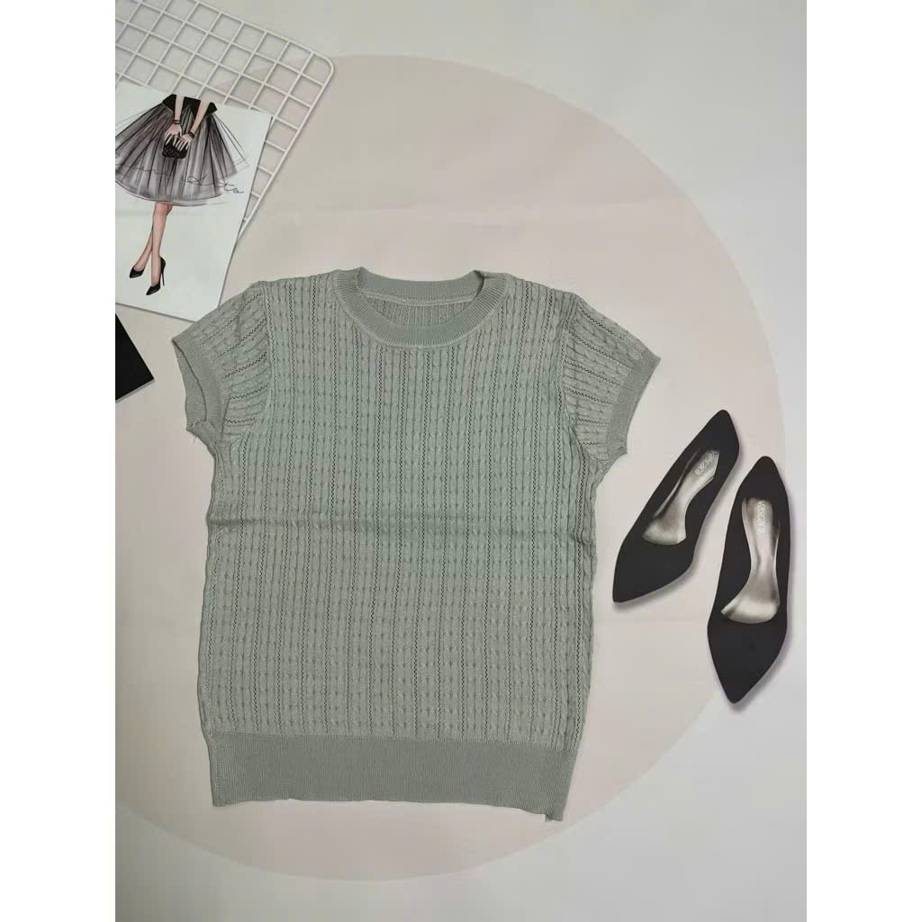 Áo len mongtoghi QC,áo len dệt kim nữ hàng thanh lý mới họa tiết trẻ trung size 50-58,60kg