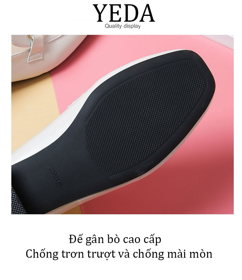 Giày nữ, giày công sở nữ cao cấp phong cách Nhật Bản đế cao 3cm - 189-4