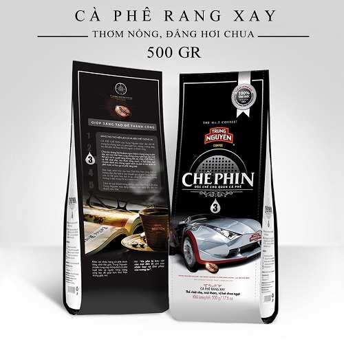 Cà phê Rang Xay Chế Phin 3 - Trung Nguyên Legend - 500gr - Arabica sẻ