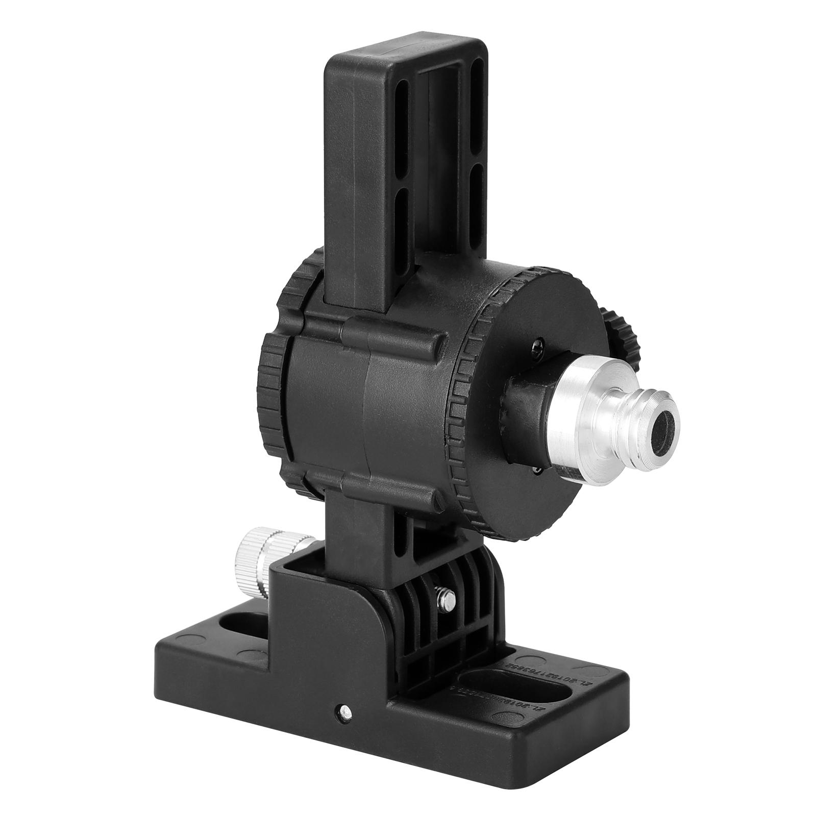360 Degree Rotation 15°Tilt Angle Adjustable Laser Level Wall-mounted Bracket with Iron Board