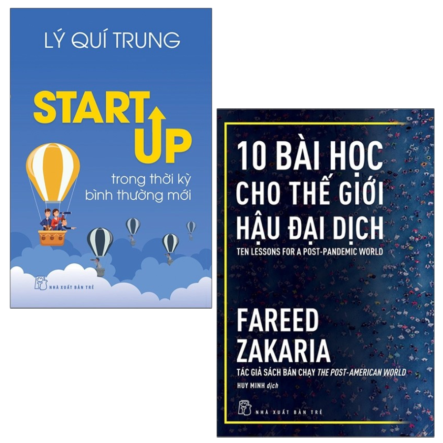 Combo 10 Bài Học Cho Thế Giới Hậu Đại Dịch - Ten Lessons For A Post-Pandemic World và Startup Trong Thời Kỳ Bình Thường Mới -sổ tay