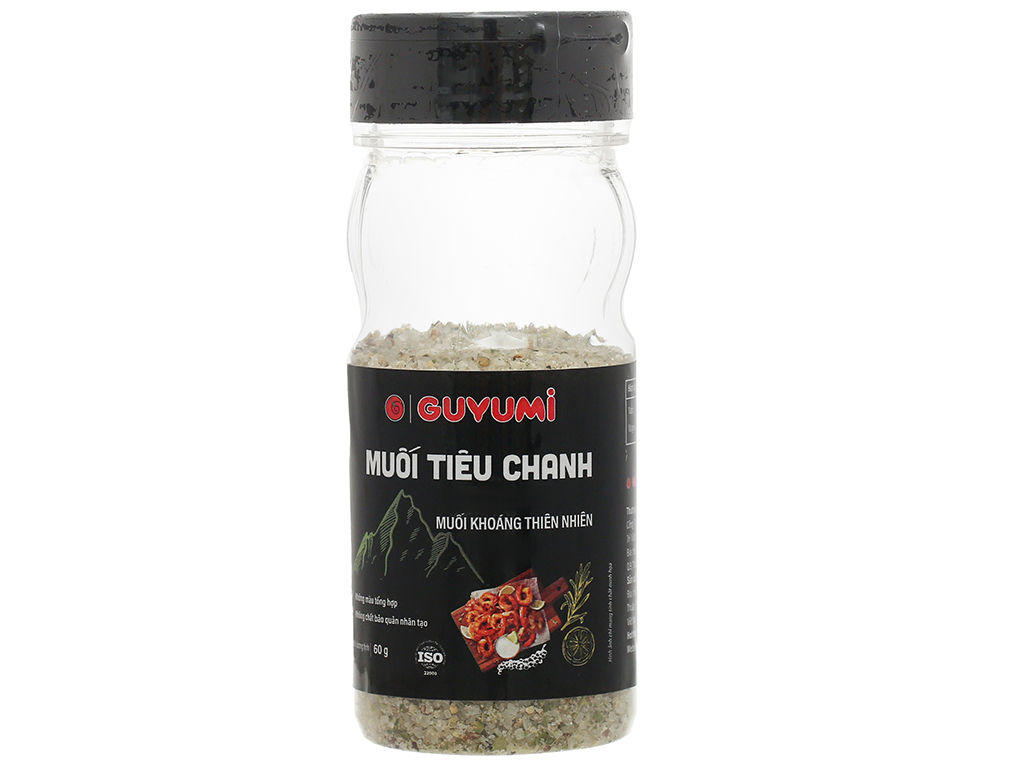 Muối tiêu chanh Guyumi chấm trái cây món luộc hấp chiên nướng 60g