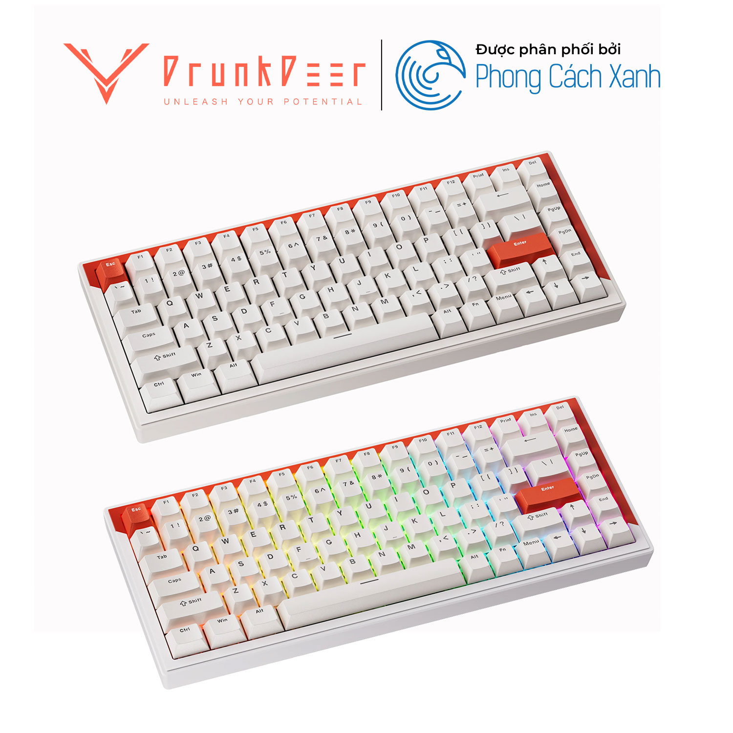 Bàn phím từ HE DrunkDeer G75 | Magnetic Switch - Rapid Trigger - Hàng Chính Hãng
