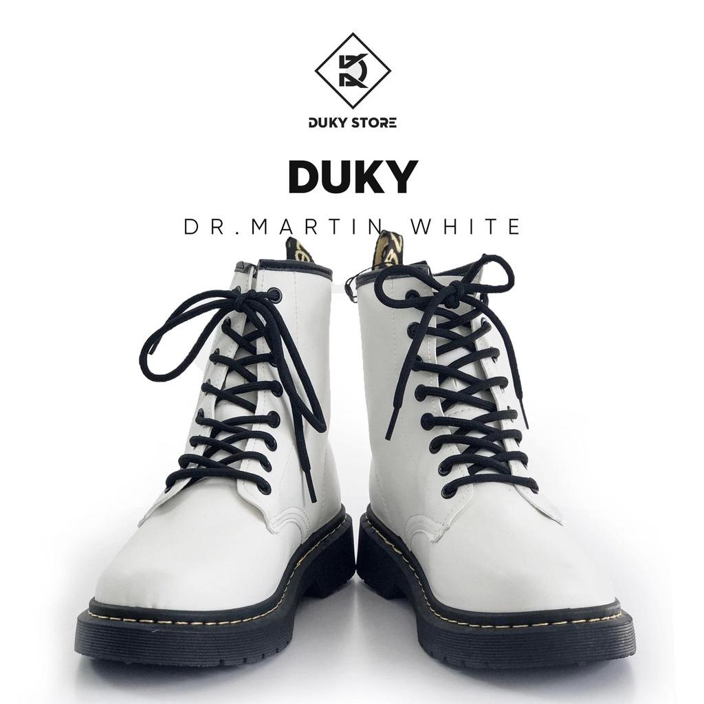 Giày boots Dr.Marten nữ phong cách chất liệu da Pu - Duky Store