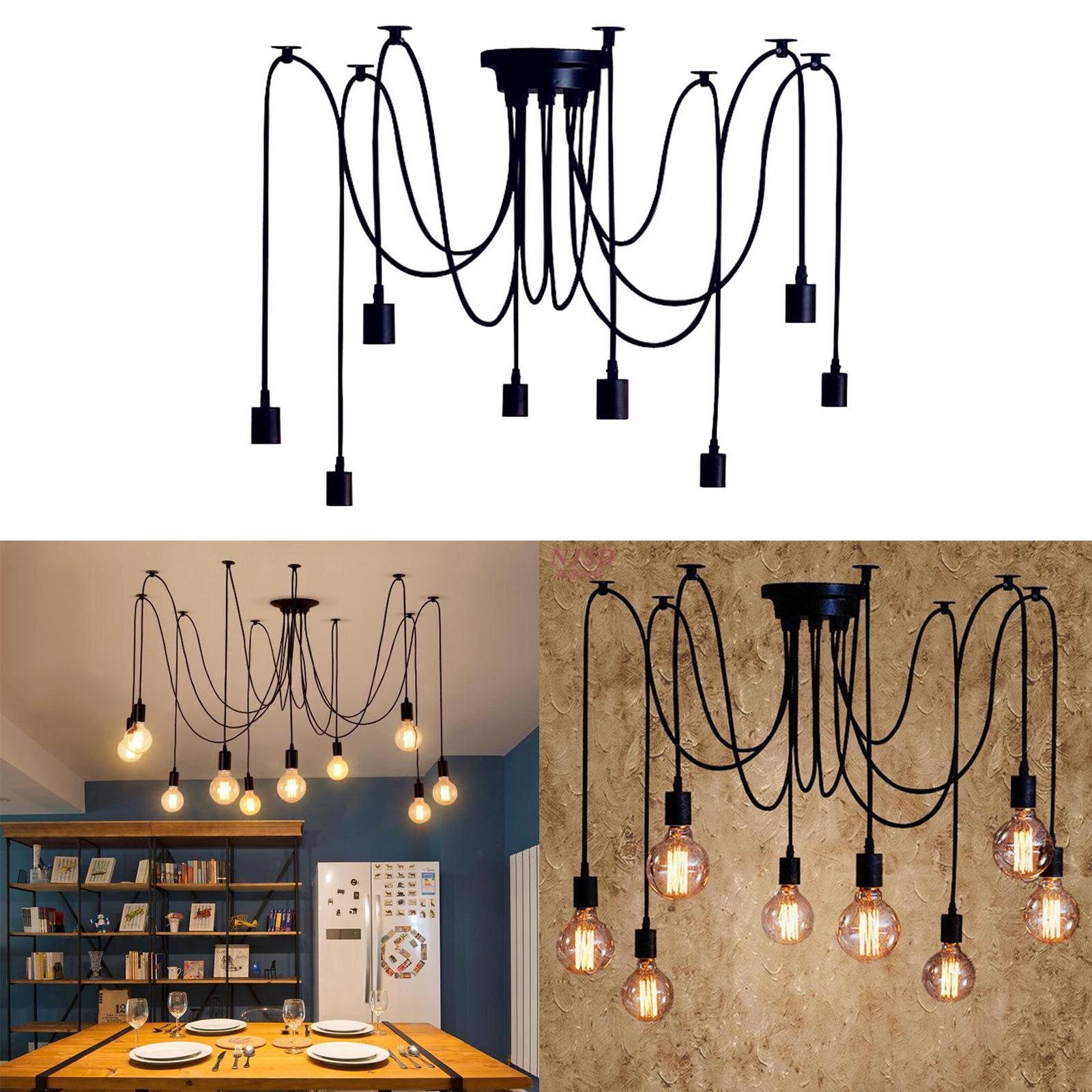 DIY Ceiling  Rustic Chandelier Industrial Hanging Light
