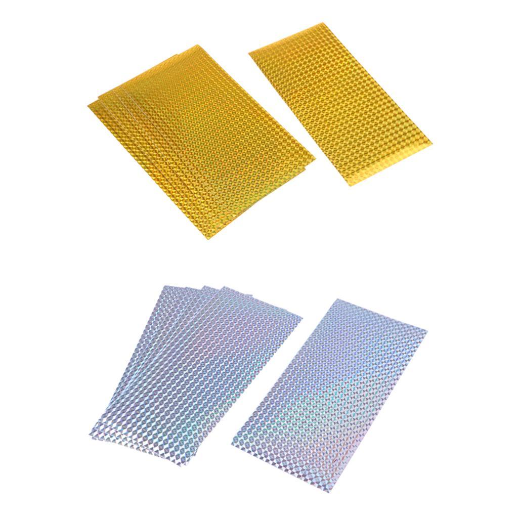 10 Pcs Fishing Lure Tape Holographic Adhesive Film Flash Tape DIY
