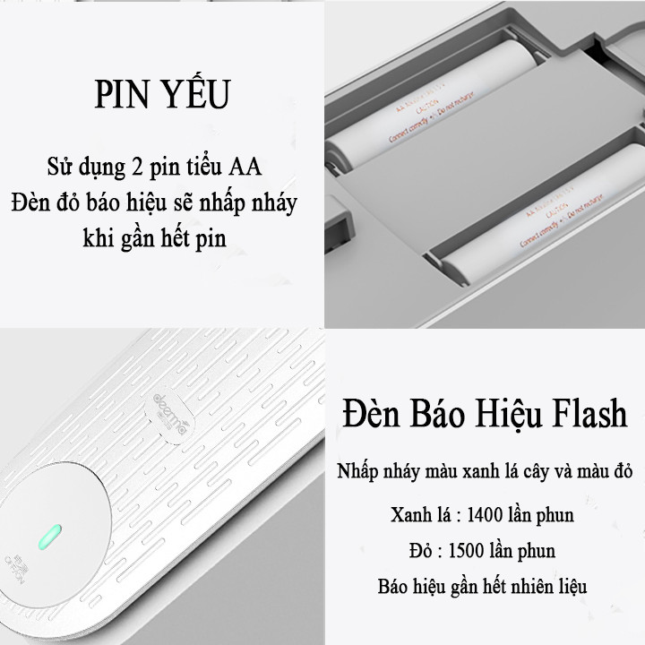 Máy phun tinh dầu, tạo hương thơm Deerma PX831 - Hàng CHính Hãng