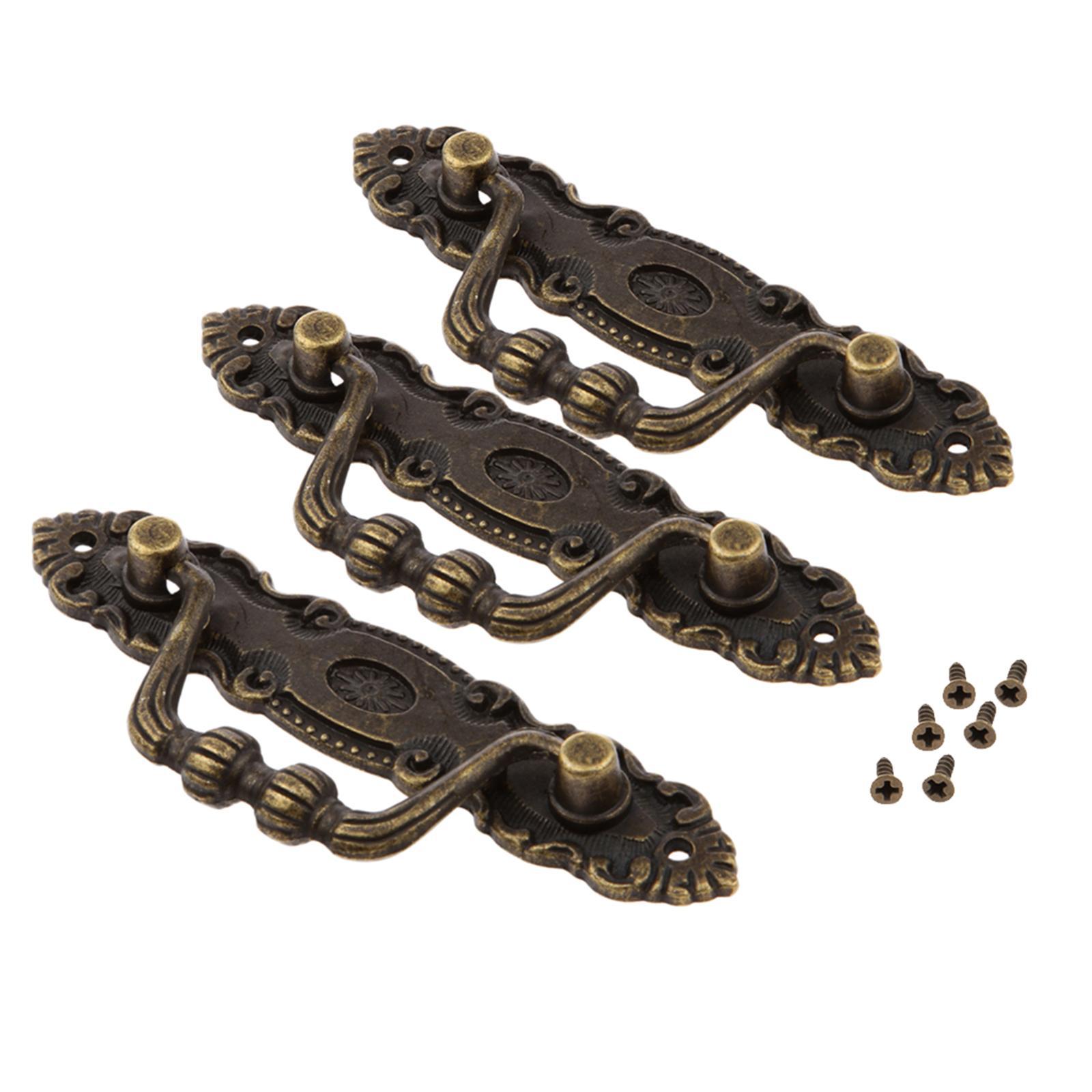 Retro Furniture Pull Handles For Drawer Door Cabinet Jewelry Box