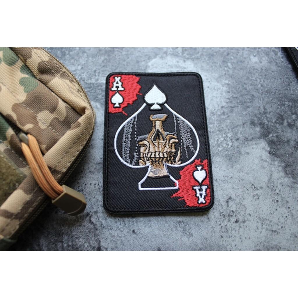 Patch dán lá bài cuối cùng A_dán quần áo_ba lô_túi xách