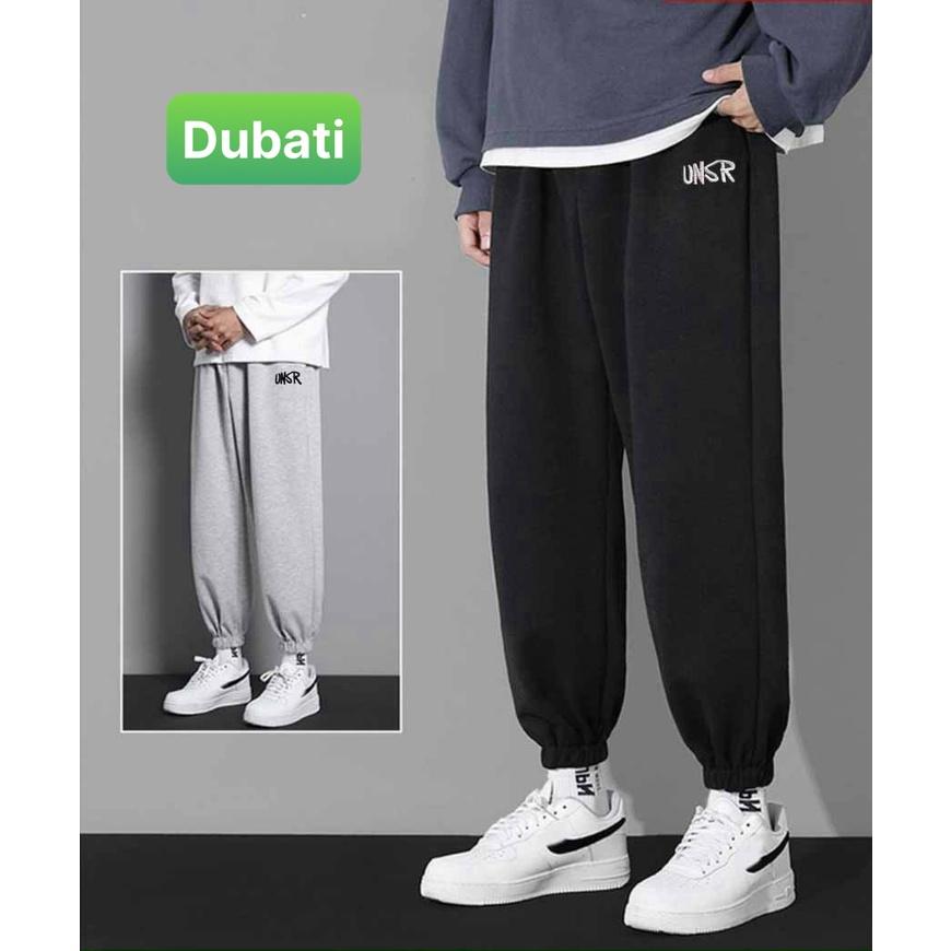 QUẦN JOGGER NAM NỮ UNISEX CHẤT NỈ DÀY DA CÁ ỐNG SUÔNG RỘNG USRA PHONG CÁCH XỊN SÒ -DUBATI FASHION