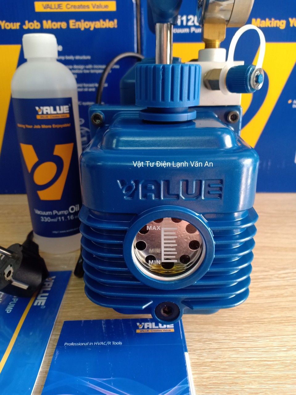 Máy hút chân không VALUE 2.0 CFM-VI 120SV-có đồng hồ báo áp