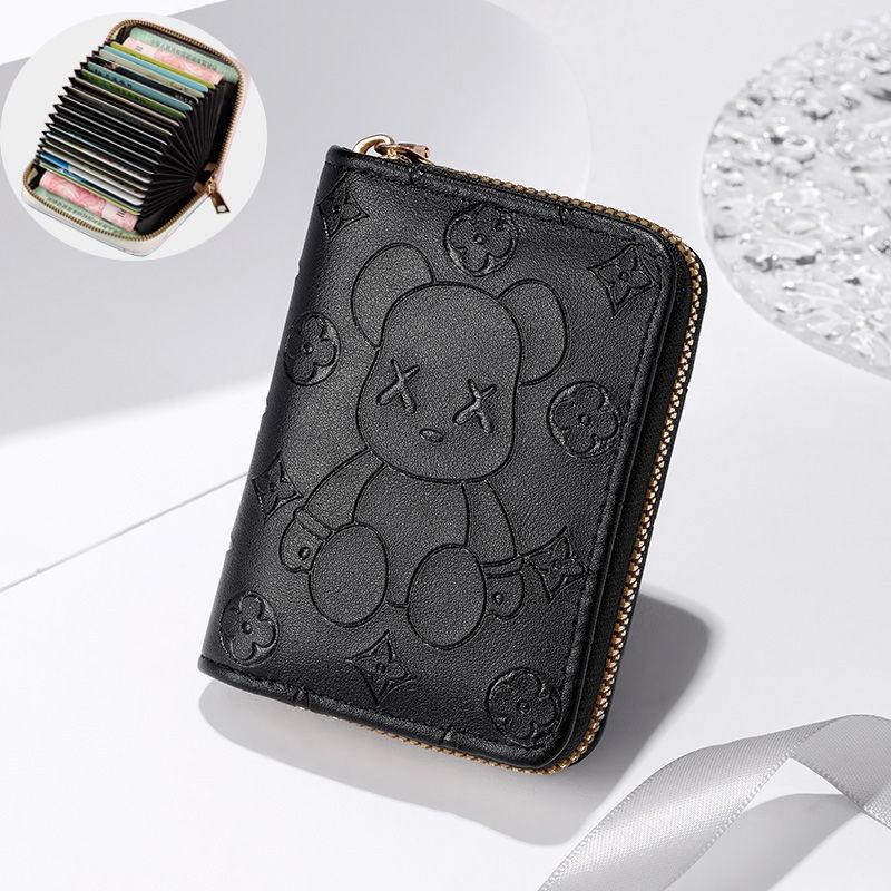 Ví tiền nữ mini mochi thời trang học sinh Hàn Quốc đựng tiền nhiều ngăn bỏ túi cao cấp đẹp giá rẻ LUKADO VN53