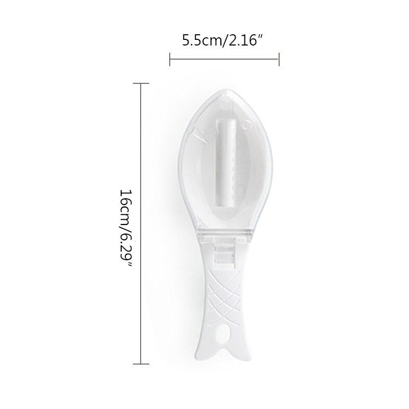 Creative Fish Scaler Transparent Cover Fish Cleaning Tools Kitchen Supplies Cooking Tools