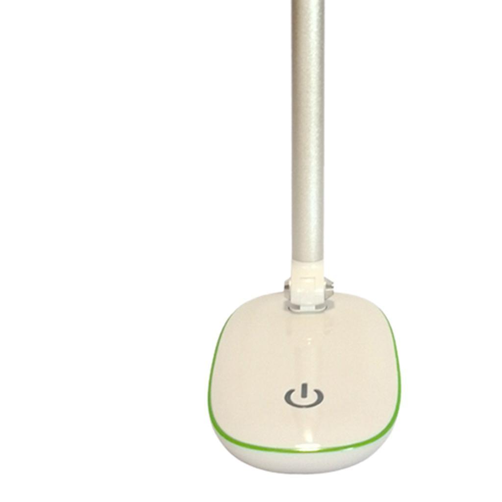 USB Rechargeable Touch Sensor Cordless LED Desk Table Reading Lamp Light