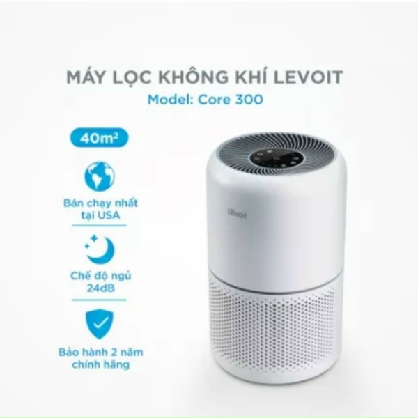 Máy Lọc Không Khí Levoit Core 300 40m2  - Hàng Chính Hãng