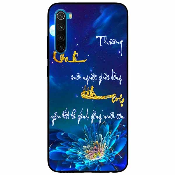 Ốp lưng in cho Xiaomi Redmi Note 8 Mẫu Thư Pháp Cha Mẹ