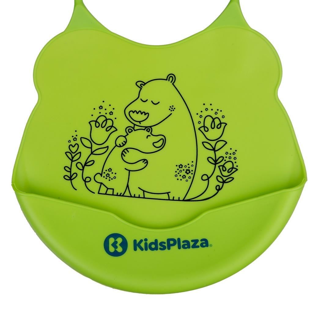 Yếm ăn silicon cho bé Kids Plaza BIB006 (Nhiều mẫu