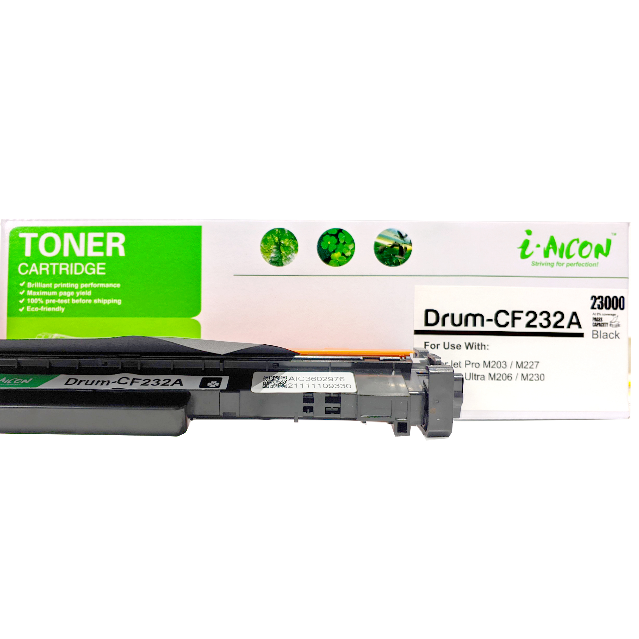 [hàng chính hãng] Cụm trống 32A thương hiệu I.aicon mã CF232A dùng cho máy  in HP 203DN, HP 203DW, HP M227FDW, HP M227SDN, HP 227FDN. Tuổi thọ 23000 trang, vận hành êm ái ổn định, bản in đẹp nét, tương thích hoàn toàn thiết bị