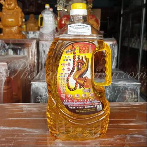 Dầu đốt Cát tường Lưu ly loại 1L, 2L