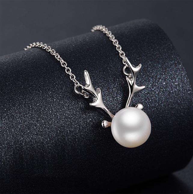 Dây chuyền vòng cổ ngọc tai sừng nai xinh đẹp