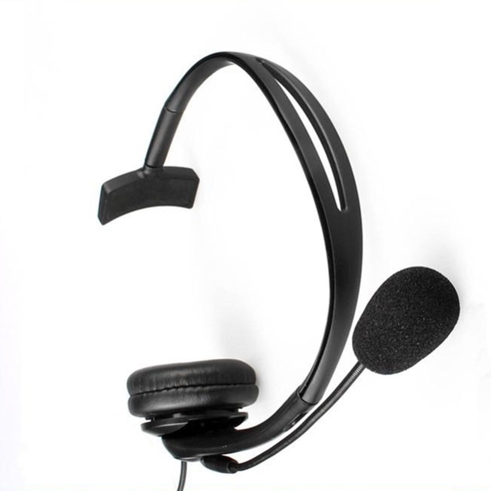 USB Computer Headset Wired Business Ear Headphone for Call Center PC Laptop Chat