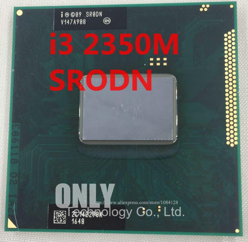 Bộ xử lý Core i3-2350M gốc  PGA988 TDP 35W, máy tính xách tay CPU tương thích HM65 HM67 QM67