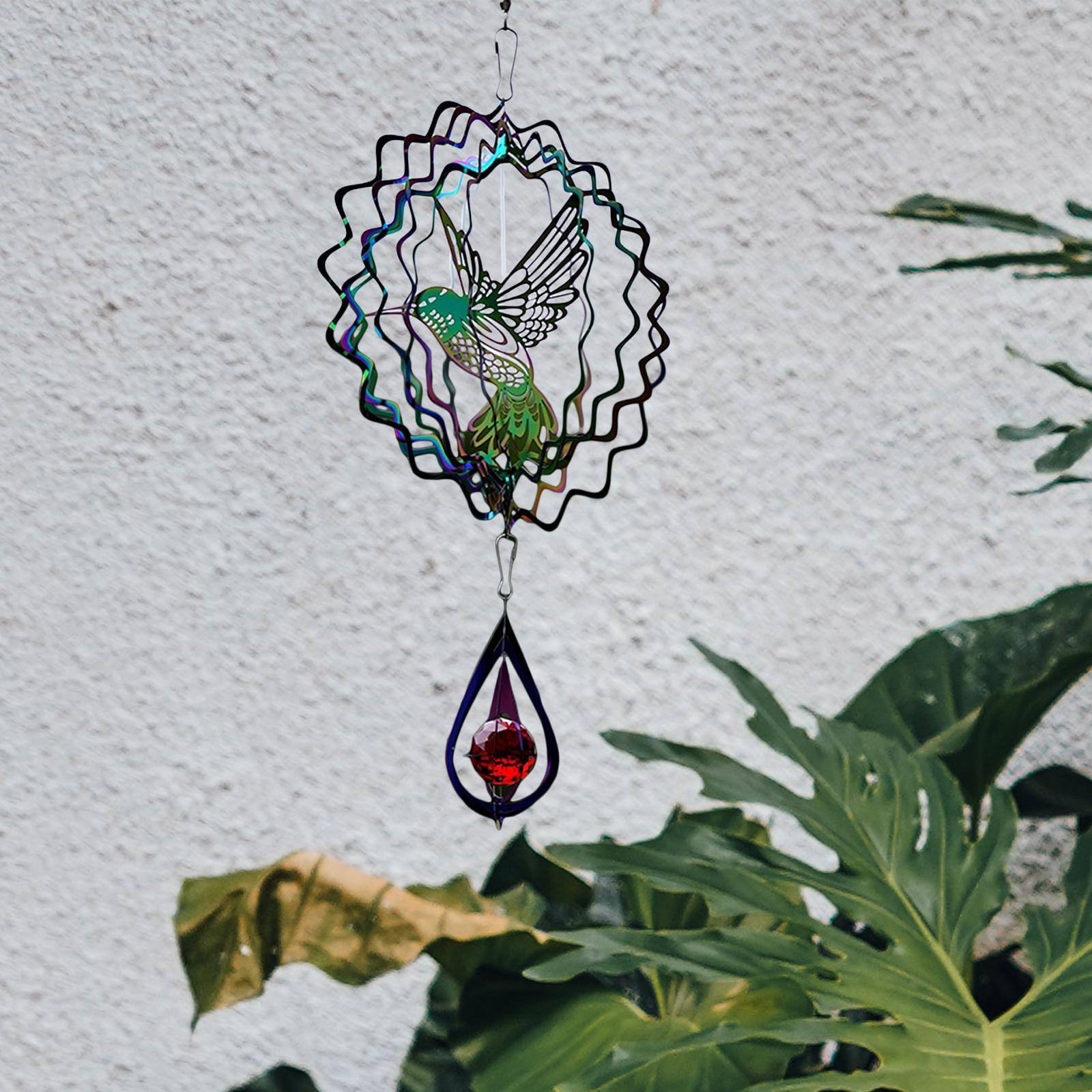 Wind  Wind Chime Garden Ornament Windchime Metal Wind Catcher Wind Sculpture Hanging for Lawn Living Room Outdoor Home