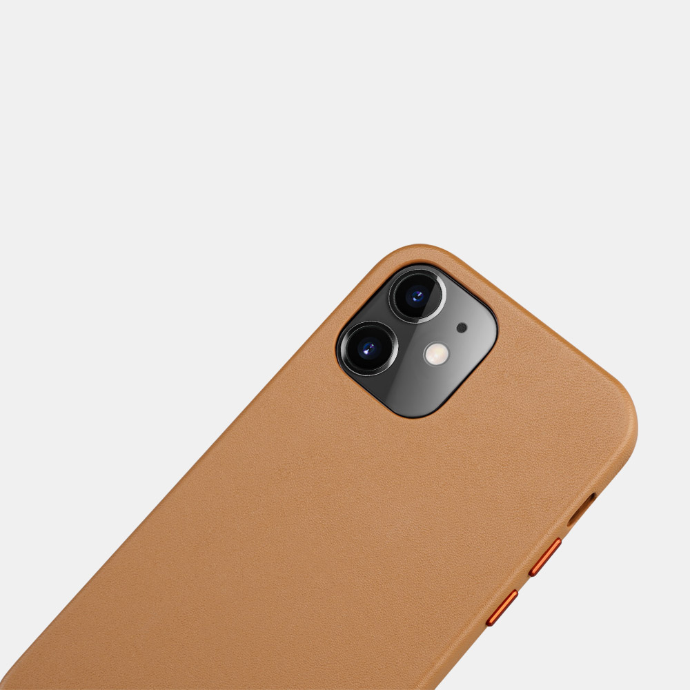 Ốp lưng iPhone 12 Mini iCarer Original Real leather Back cover - Hàng chính hãng