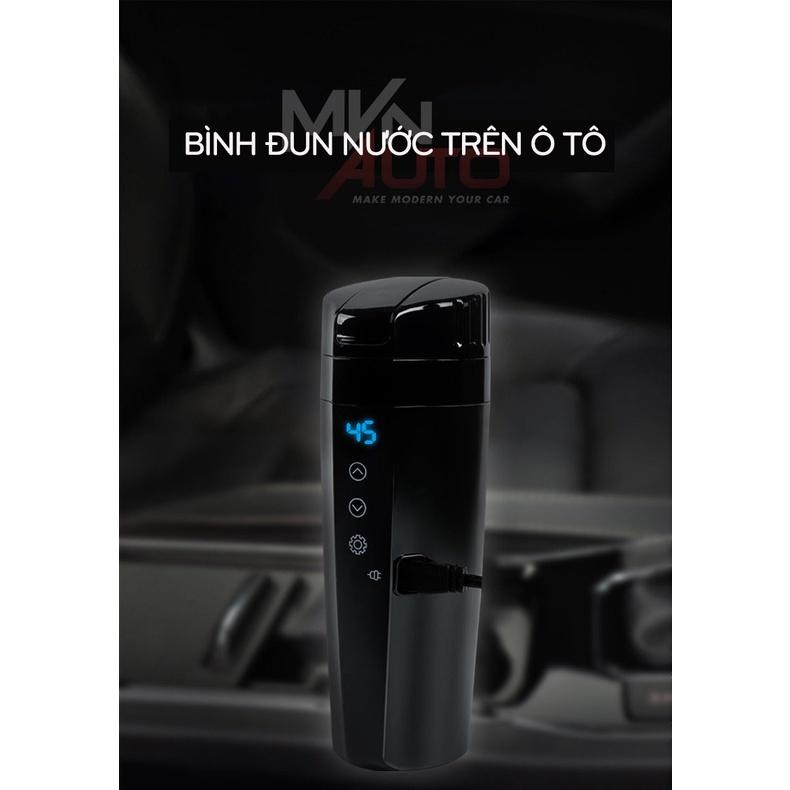 Cốc Đun Nước Nóng Cảm Ứng Trên Ô Tô ,Bình Nấu Nước Không Gỉ Tùy Chỉnh Nhiệt Độ . Mvn Auto