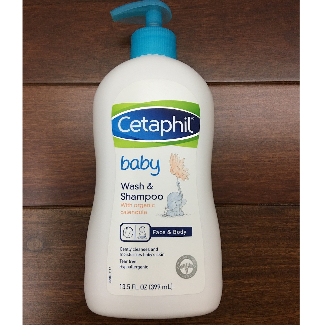 Cetaphil tắm gội hữu cơ Organic - Cetaphil Baby Wash & Shampoo with Organic Calendula 399ml