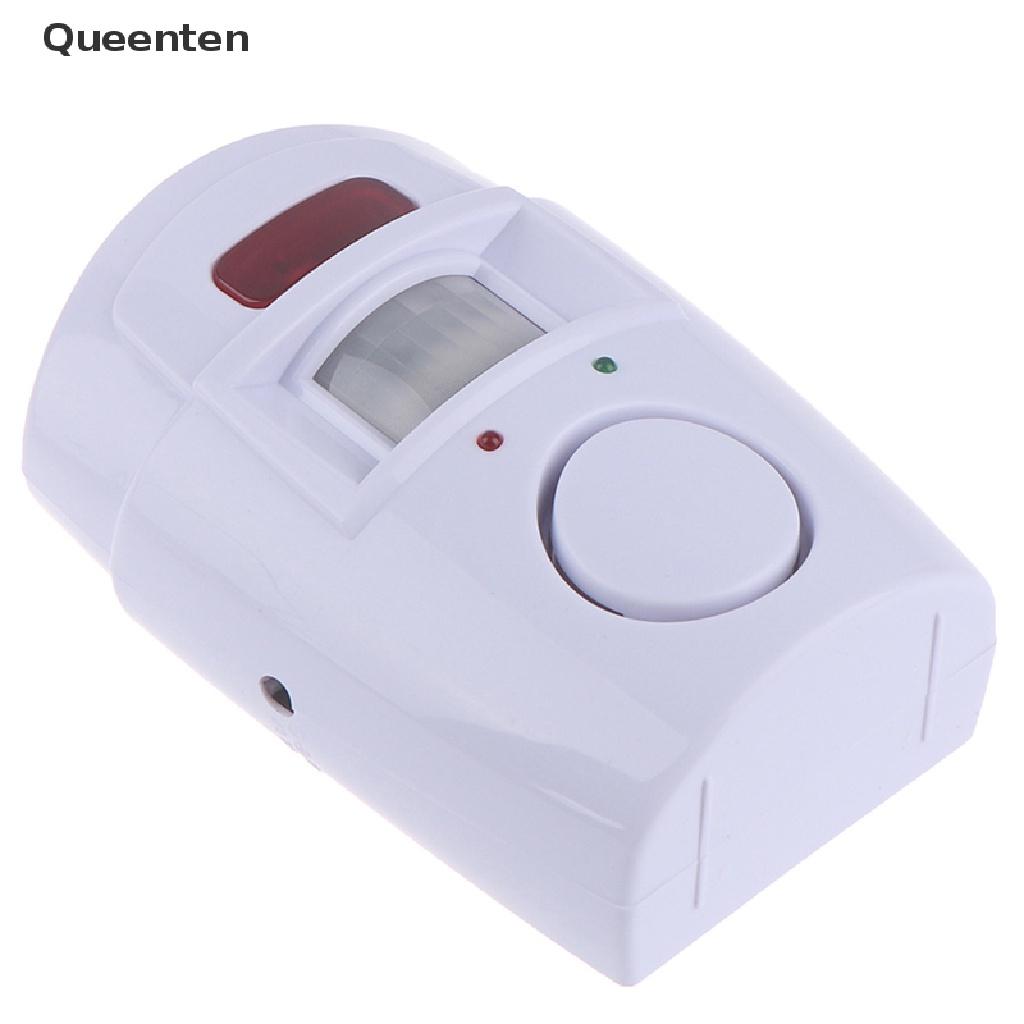 Queenten Wireless Motion Sensor Alarm Security Detector Indoor Outdoor Alert System QT