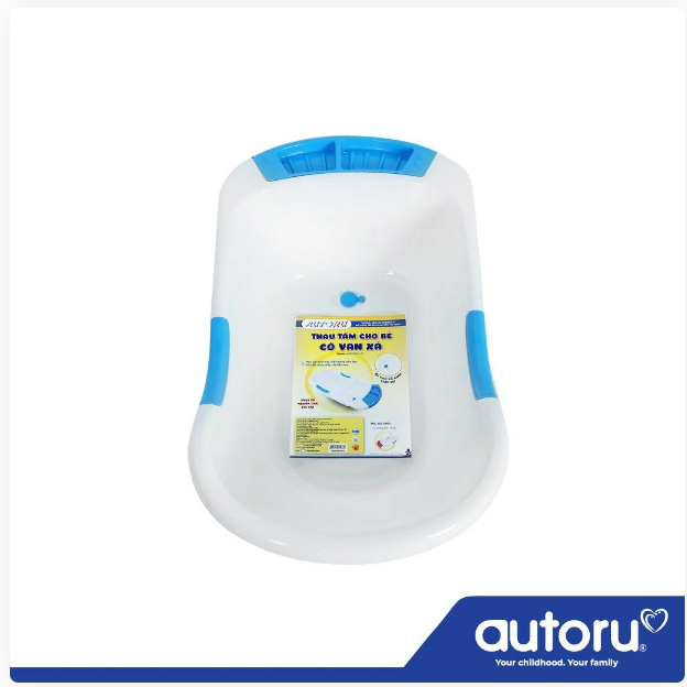 Thau tắm cho bé Autoru AUBBN02 có van xả