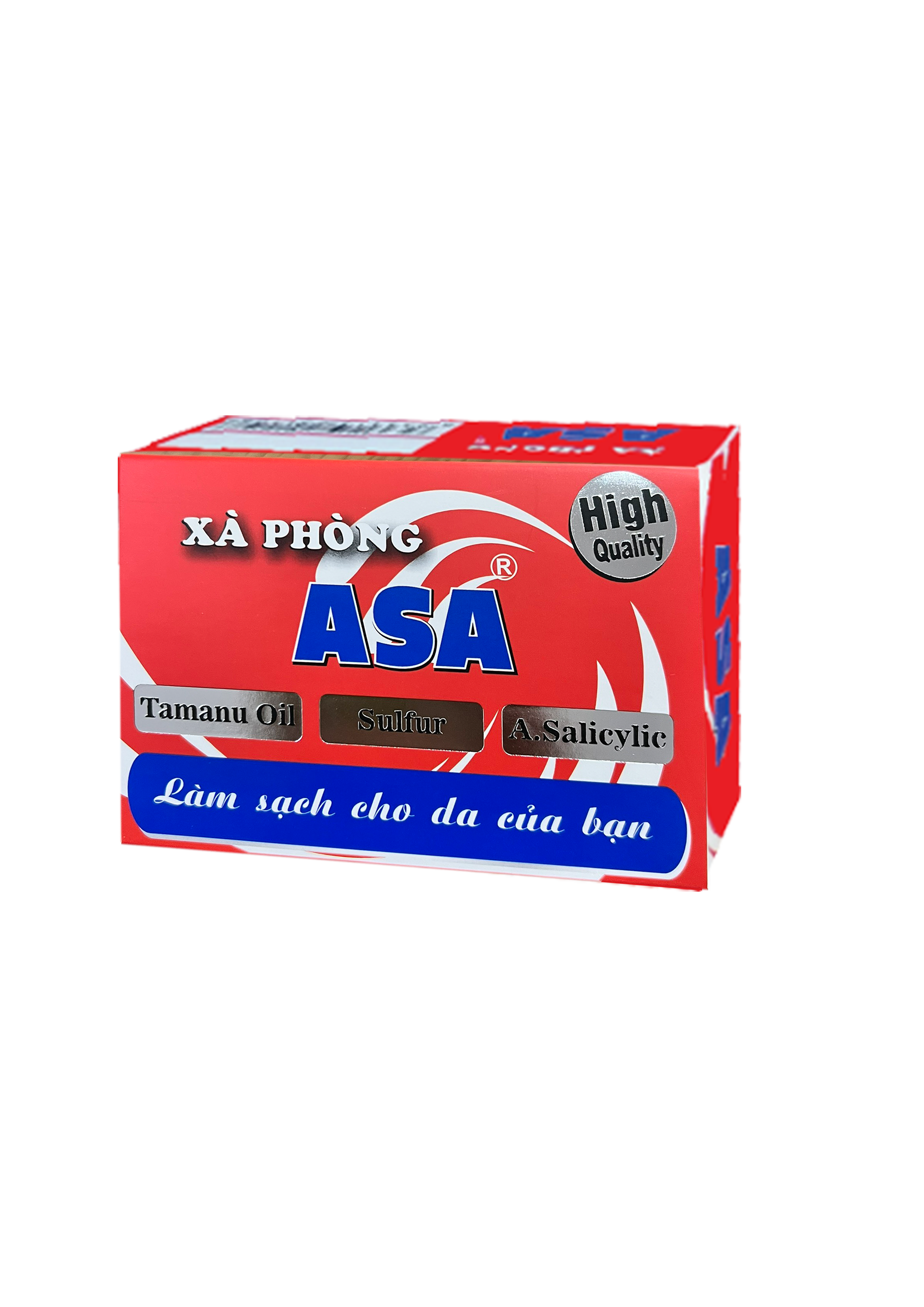 Xà phòng ASA 120g (4 bánh nhỏ) - Kháng khuẩn, hạn chế ngăn ngừa mụn, làm sạch gàu