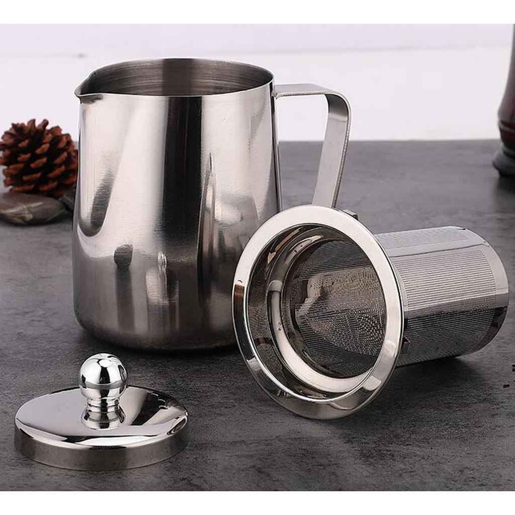 Stainless Steel Dripless Tea Pot Metal Hot Water Coffee Tea Pot Metal Teapot