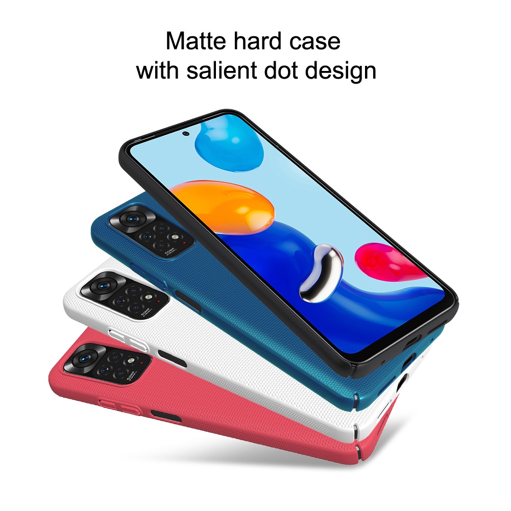 ỐP LƯNG DÀNH CHO ĐIỆN THOẠI XIAOMI REDMI NOTE 11 NILLKIN NHỰA CỨNG SẦN