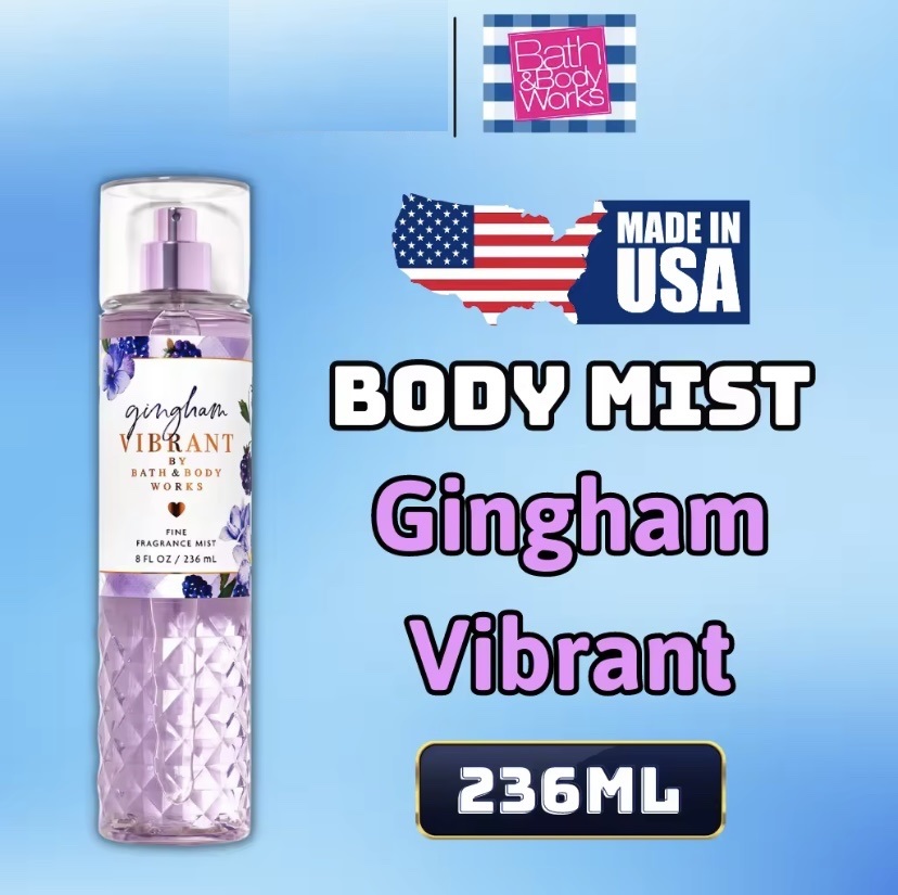 Body Mist Gingham Vibrant 236ml - Bath and Body Work Gingham Vibrant Chính Hãng