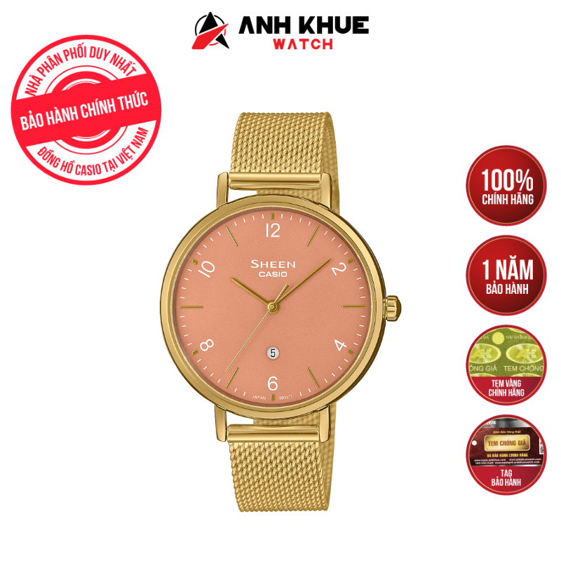 Đồng hồ Casio SHEEN SHE-4562GM-4AUDF Chính Hãng