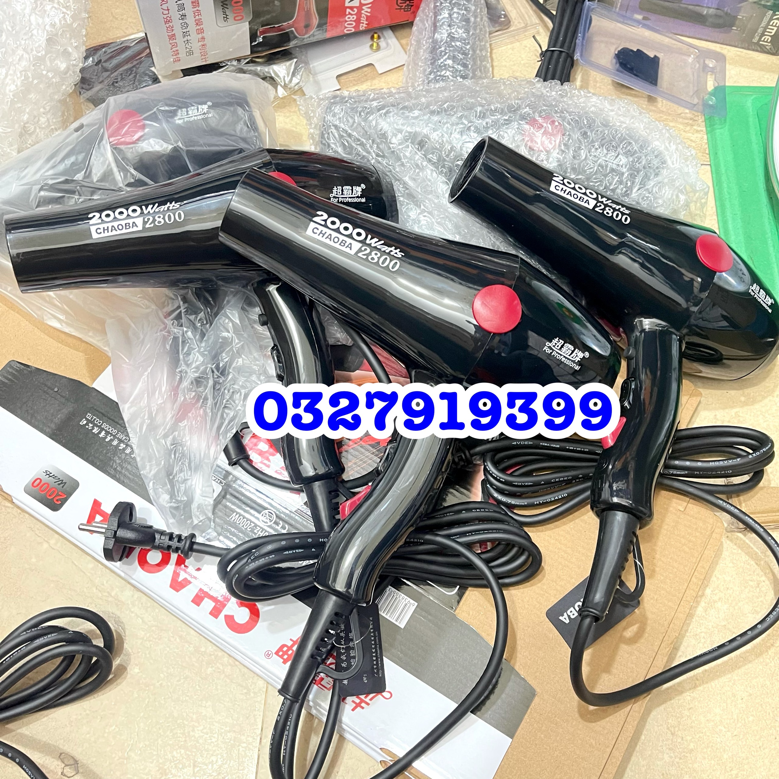 Máy sấy tóc cao cấp CHAOBA 2800 Công suất lớn 2000W
