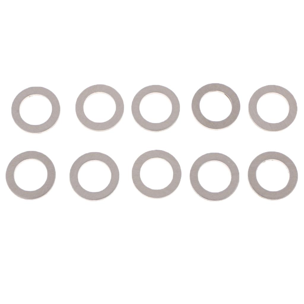 2x10 Pieces Metal Oil Drain Plug,  Washer Seals for Silberura