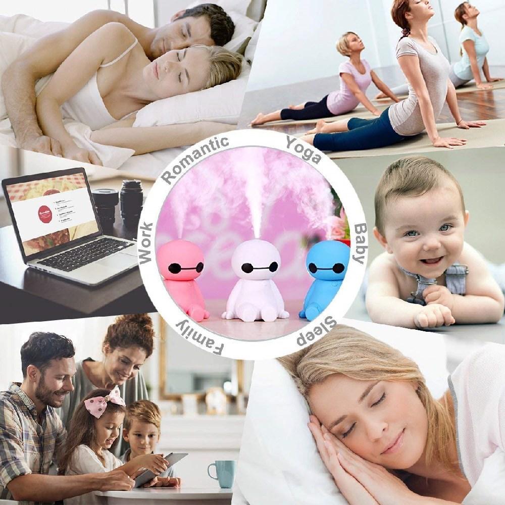 Máy Khuếch Tán Tinh Dầu USB Di Động Máy Tạo Ẩm, Phun Sương Mini Máy Phun Sương Tạo Ẩm Cho Phòng Ngủ Bé Thích Hợp Cho Trẻ Em