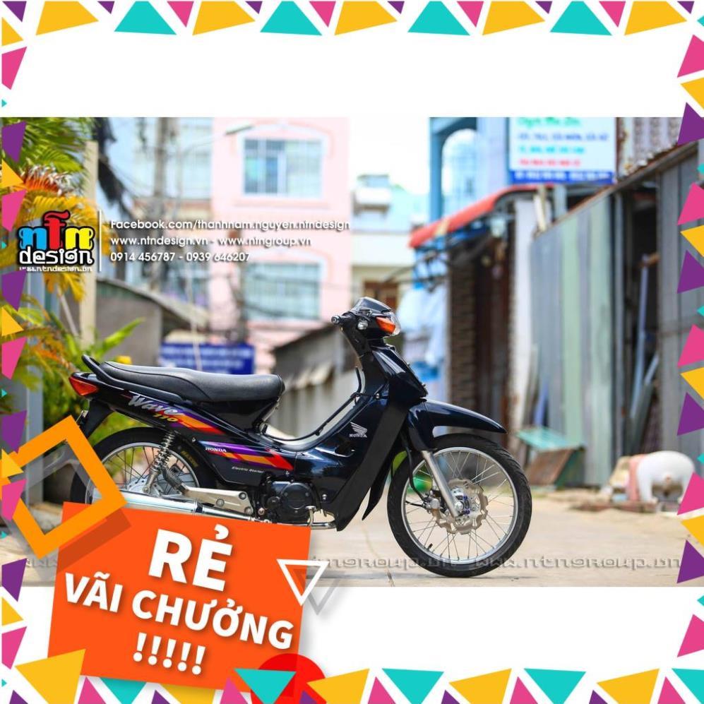 Tem Rời Wave Nhỏ 110 Mẫu Zin Đen Tím Đỏ